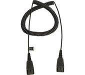 Jabra 8730-009 cable de audio 0,5 m QD Negro