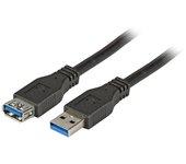 Cable USB EFB ELEKTRONIK (USB - USB - 3 m - Negro)