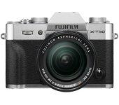 Fujifilm X -T30 II + 18-55mm Cuerpo MILC 26,1 MP X-Trans CMOS 4 9600 x 2160 Pixeles Plata, Negro