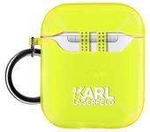 Carcasa Apple KARL LAGERFELD Airpods Choupette Amarillo