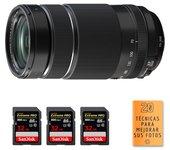 Fujifilm XF 70-300mm f/4-5.6 R LM OIS WR + 3 SanDisk 32GB UHS-II 300 MB/s + PDF  pulgadas pulgadas20 TÉCNICAS PARA M