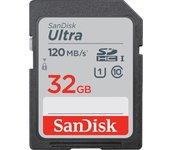 Tarjeta SDXC Ultra Sandisk 32GB 120MBS