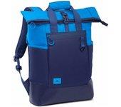 Rivacase Dijon 39,6 cm (15.6 pulgadas pulgadas) Mochila Azul