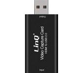 Tarjeta de Captura LINQ HDV80+ (USB - HDMI - Negro)