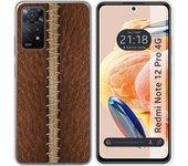 Funda Silicona Xiaomi Redmi Note 12 Pro 4G Cuero 01