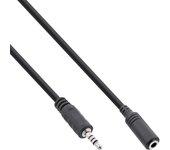 InLine 99308F cable de audio 3 m 2,5mm 3,5mm Negro