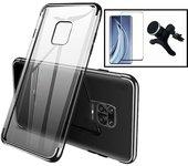 Kit Funda, Soporte y Protector de Cristal Templado Xiaomi Mi 10 Lite Zoom SlimArmor Negro