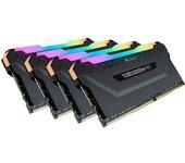 Memoria RAM DDR4 CORSAIR (4 x 32 GB - 3000 MHz - Negro)