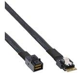 Cable Serial Attached INLINE SCSI (SAS) 0,5 m 24 Gbit/s Negro