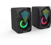 Denver GAS-500 Altavoces Gaming 2x3W RSM USB RGB