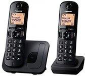 Panasonic KX-TGC212 Teléfono DECT Identificador de llamadas Negro