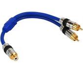 InLine 4043718078905 cable de audio 0,25 m 2 x RCA RCA Azul