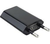 Nanocable Cargador USB 5W Negro