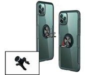 Kit Funda y Soporte iPhone XS Max Clear Armor Transparente y Negro