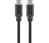 Goobay 66508 cable USB 2 m USB 3.2 Gen 1 (3.1 Gen 1) USB C Negro