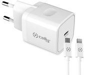 Celly Cargador Usb-c 20w+ Lighting