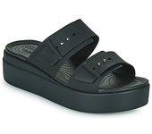 Crocs Sandalias Brooklyn Low Wedge Negro