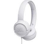 auriculares diadema jbl tune 500 wired on-ear headphones - white