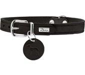 Hunter Aalborg Collar de Cuero negro para perros