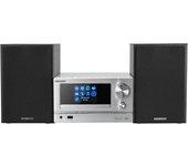 Kenwood M-7000S Microcadena HiFi Bluetooth con CD/USB/DAB+ Plata