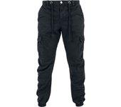 Urban Classics Pantalones Cargo Jogging Negro