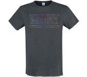 Camiseta de Muse - Amplified Collection - Logo - S 3XL - para Hombre - Gris marengo