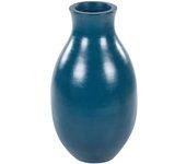 Terracota Jarrón decorativo 48 Azul BELIANI Stagira