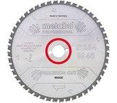 Metabo 628048000 hoja sierra metal duro hw ct precision cut 250x30 mm dientes 60 di -5°