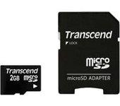 Transcend TS2GUSD 2GB MicroSD MLC memoria flash