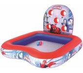 Piscina Hinchable Infantil de Juegos Bestway Spiderman 155x155x99 cm