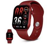 Smartwatch Ksix Urban 5, AmoLED, Rojo