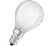 Bombilla led e14 esférica 470 lm blanco cálido deslustrado