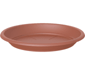 Plato para maceta y jardinera de polipropileno marrón ø 66 cm