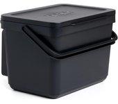 TATAY 1105615 CUBO ORGÁNICO 6L SMART CON SOPORTE NEGRO