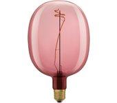 Bombilla led con filamentos e27 globo 4.5w 1800k rosa