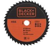 Disco sierra circular hss black+ decker a7526, 85 x 10 mm y 44 dientes