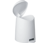 Papelera de baño milan blanco 3l