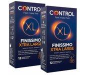 Pack Control Finissimo Xl Preservativos 12 + 12 Unidades