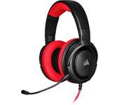 auriculares corsair hs35 stereo - rojo