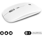 raton subblim inalambrico bluetooth blanco