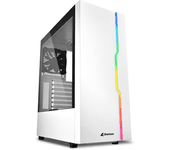 caja sharkoon rgb slider - blanco