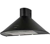 campana chimenea cata q600bk ancho 60 cm negra