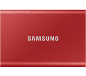 ssd ext samsung t7 500gb red