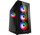 caja sharkoon  tg5 pro rgb rgb negro