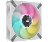 ventilador corsair ml120 rgb elite blanco 120mm magnetic leviaton triple pack