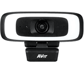 aver usb cam series cam130 (61u3700000ac) 4k conference camera, fov 120o, 5x zoom, with built in dual microphone, fill light, auto   preset framing ia