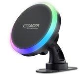 ESSAGER 15W RGB Cargador Inalámbrico Magnético Soporte para Coche, para iPhone 15 14 Pro Max Samsung Xiaomi Smartphone