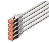 Digitus Cable de Red S-FTP Cat. 6 LSZH 7m Gris 5 Unidades