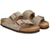 Birkenstock Sandalias Planas Mujer - Beige Talla 38n