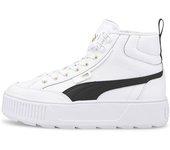 Zapatillas puma karmen mid mujer blanco-negro